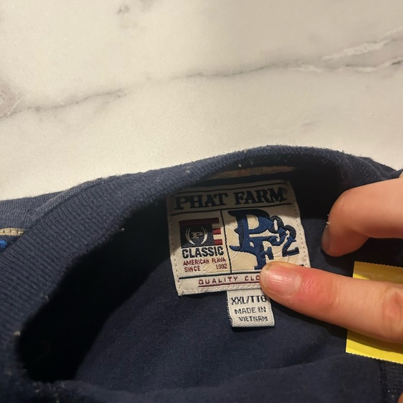 Phat Farm y2k Oversize Heavyweight Longsleeve Vintage Shirt - Picture 4 of 8